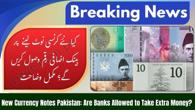 New Currency Notes Pakistan Price – Will Banks Charge Extra? Facts Explained