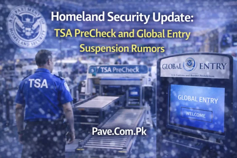 Homeland Security Update TSA PreCheck and Global Entry Suspension Rumors