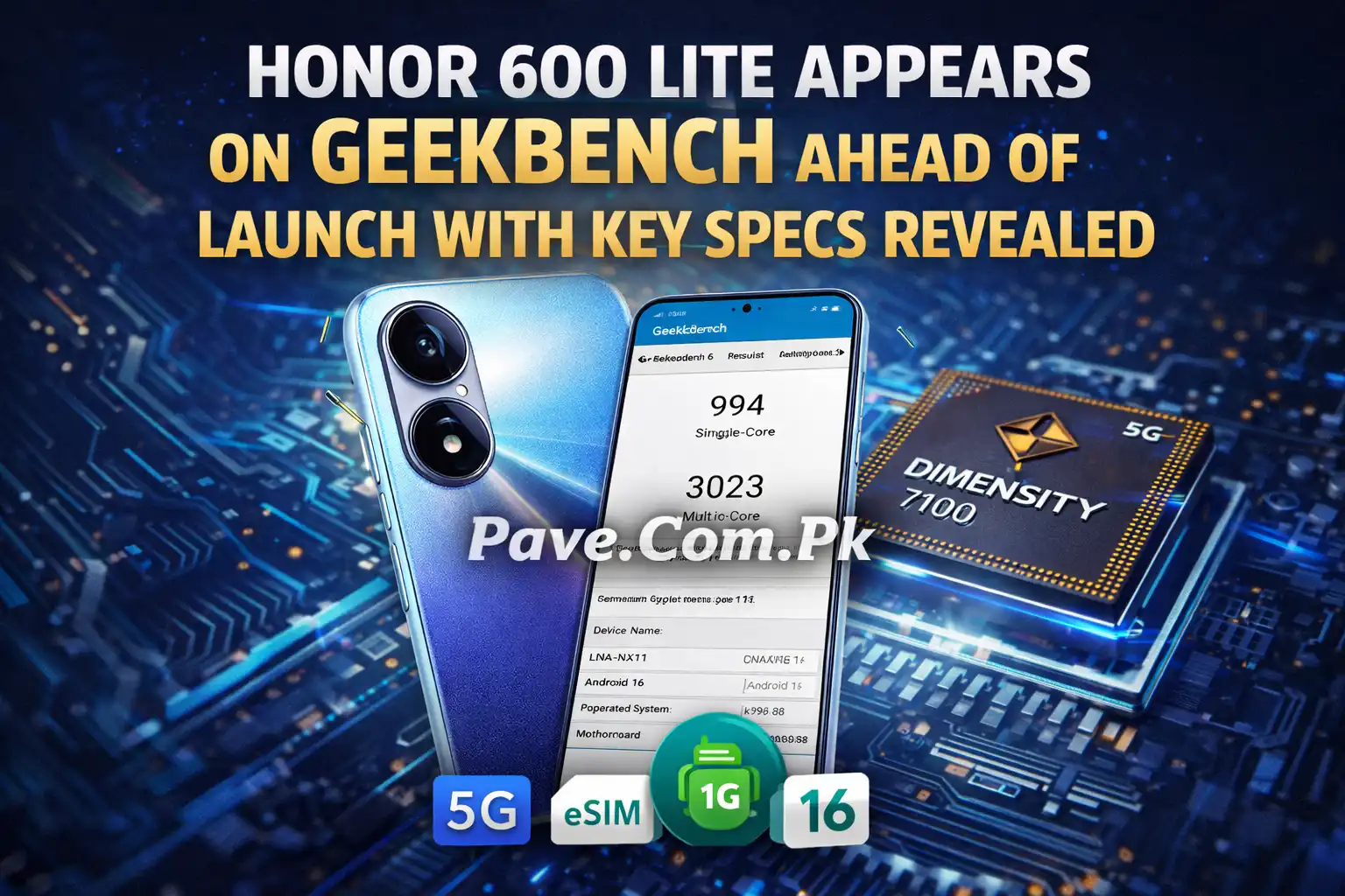 Honor 600 Lite Appears on Geekbench Ahead of Launch With Key Specs Revealed 1 Honor 600 Lite Appears on Geekbench Ahead of Launch With Key Specs Revealed