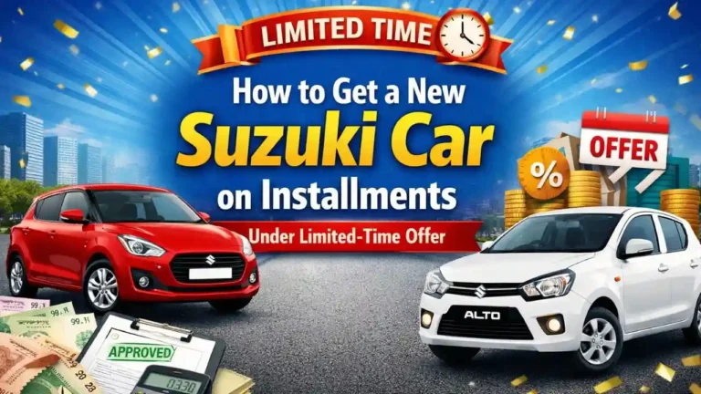 How to Get a New Suzuki Car on Installments Under Limited-Time Offer