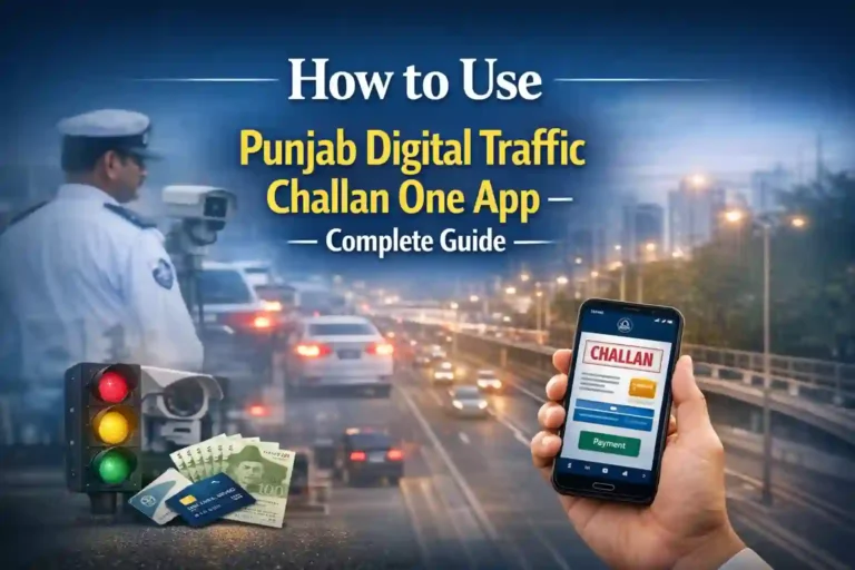 How to Use Punjab Digital Traffic Challan One App – Complete Guide