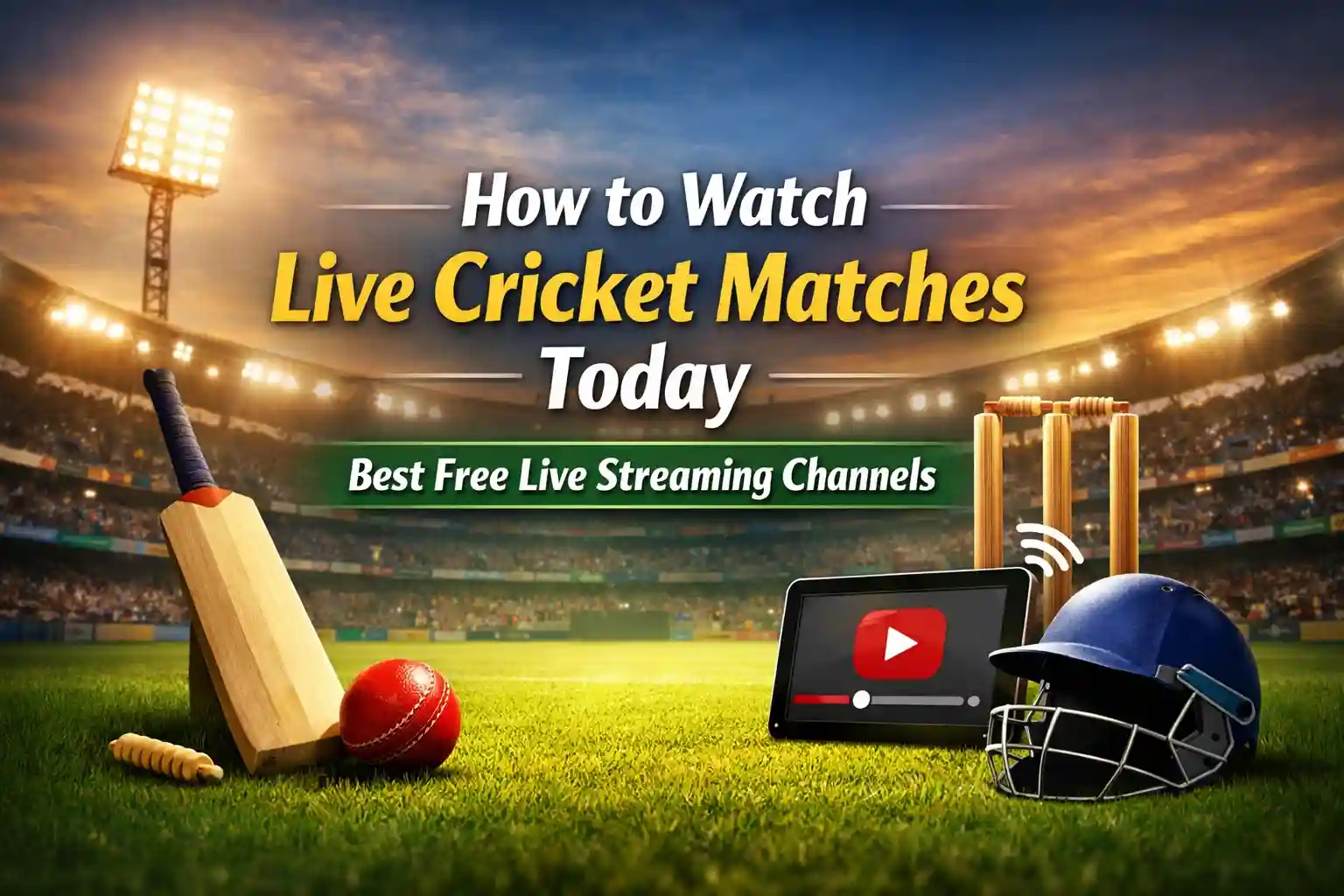 How to Watch Live Cricket Matches Today – Best Free Live Streaming Channels 1 How to Watch Live Cricket Matches Today – Best Free Live Streaming Channels