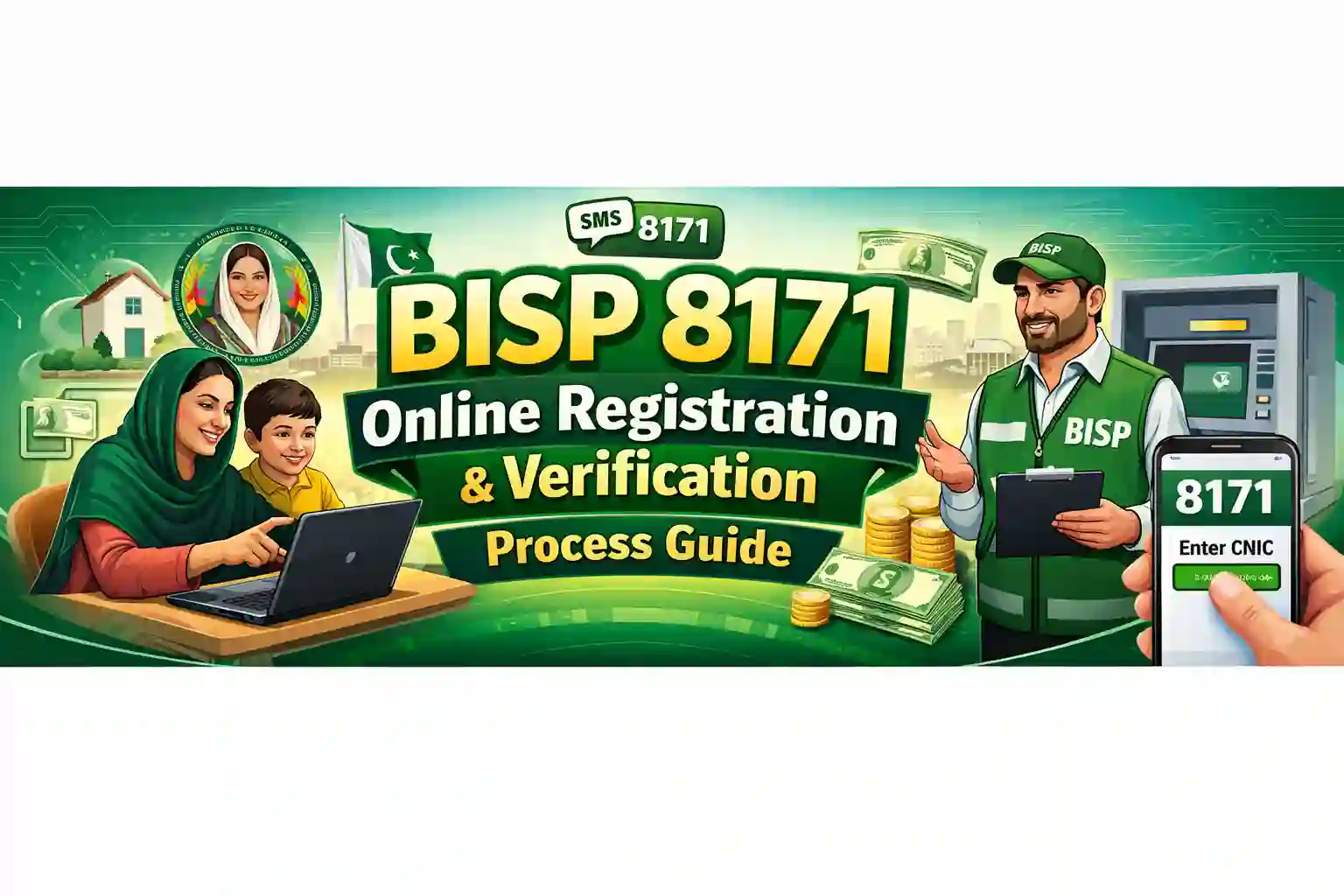 How to apply for BISP 8171 online Registration & Verification Process Guide 1 How to apply for BISP 8171 online Registration & Verification Process Guide