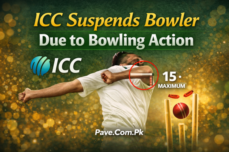 ICC Suspends Bowler Due to Bowling Action