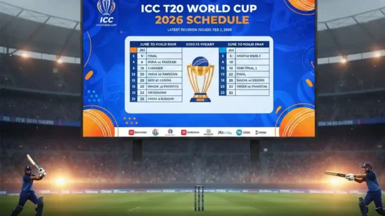 ICC T20 World Cup 2026 Schedule – Latest Revision Issued 9 ICC T20 World Cup 2026 Schedule – Latest Revision Issued
