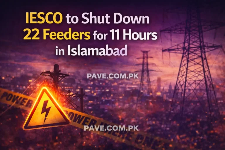 IESCO to Shut Down 22 Feeders for 11 Hours in Islamabad 11 IESCO to Shut Down 22 Feeders for 11 Hours in Islamabad