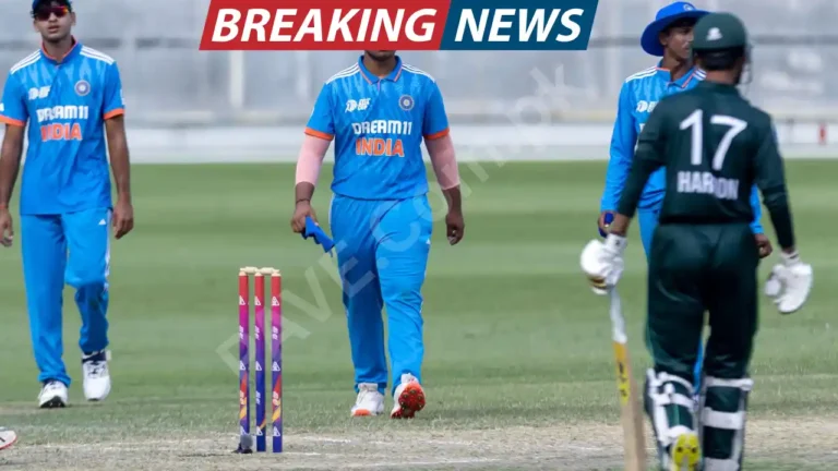 India National Under-19 Cricket Team Vs Pakistan National Under-19 Cricket Team Match Scorecard Summary