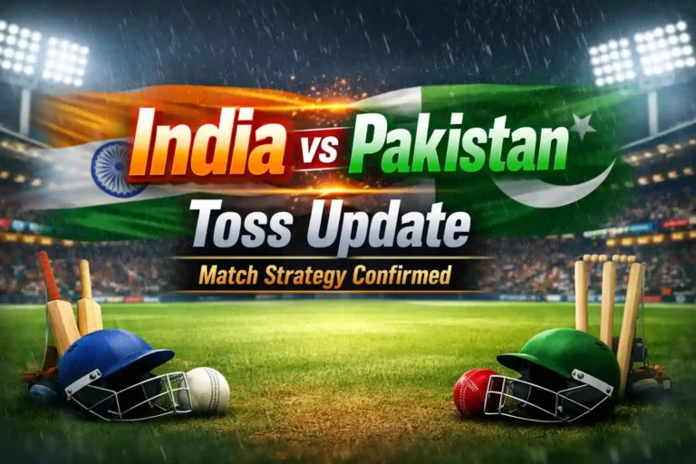 India vs Pakistan Toss Update
