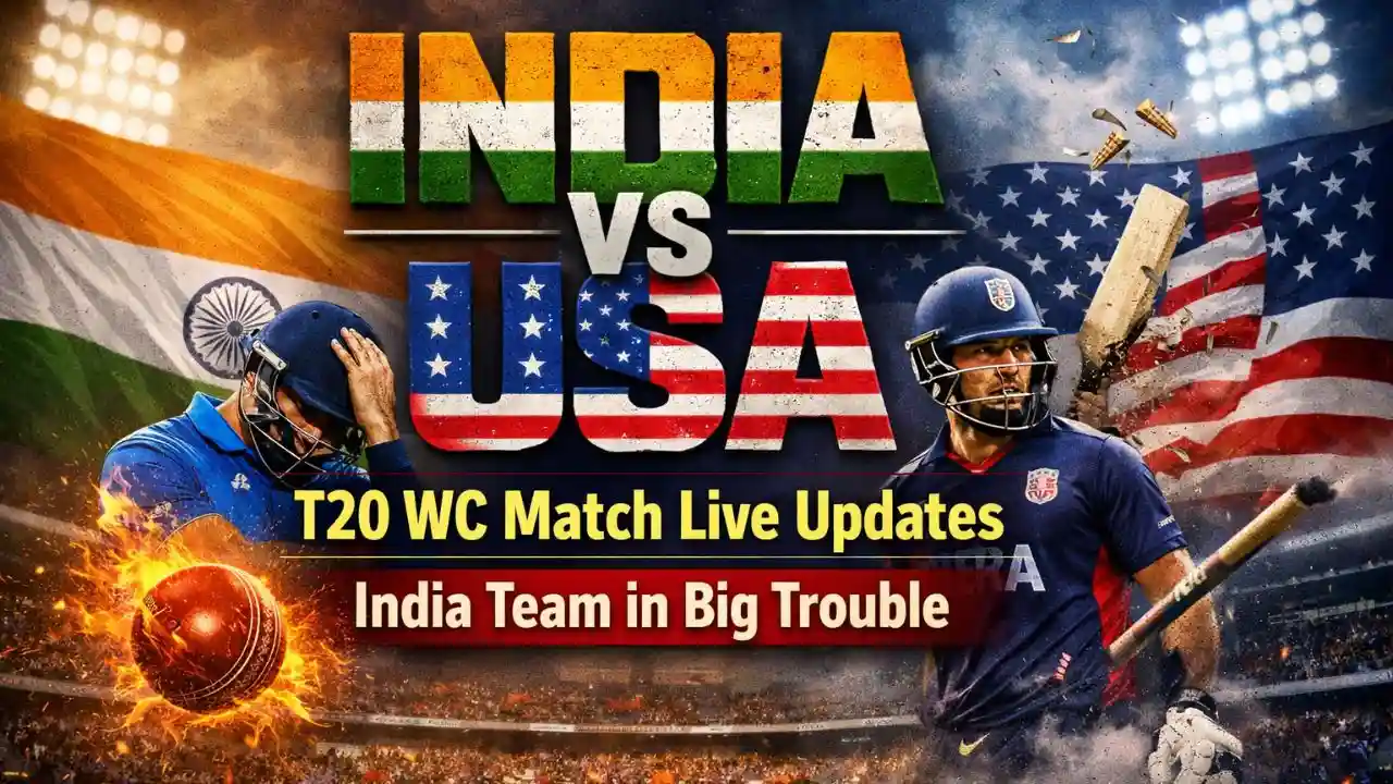 India vs USA T20 WC Match Live Updates – India Team in Big Trouble