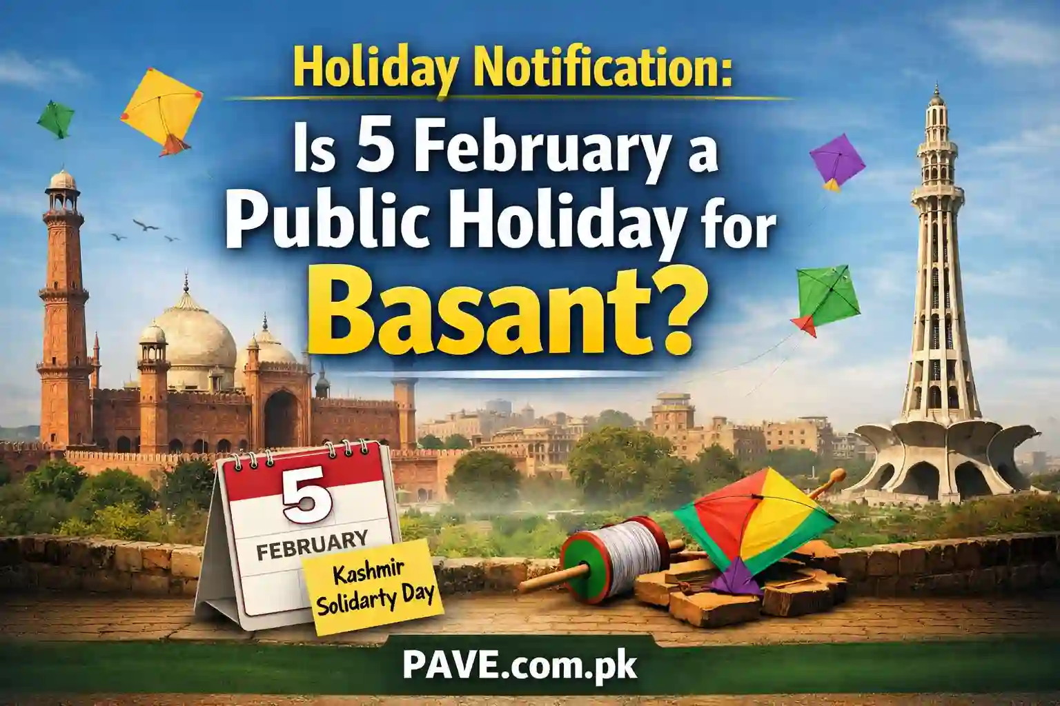Is 5 February a Public Holiday for Basant