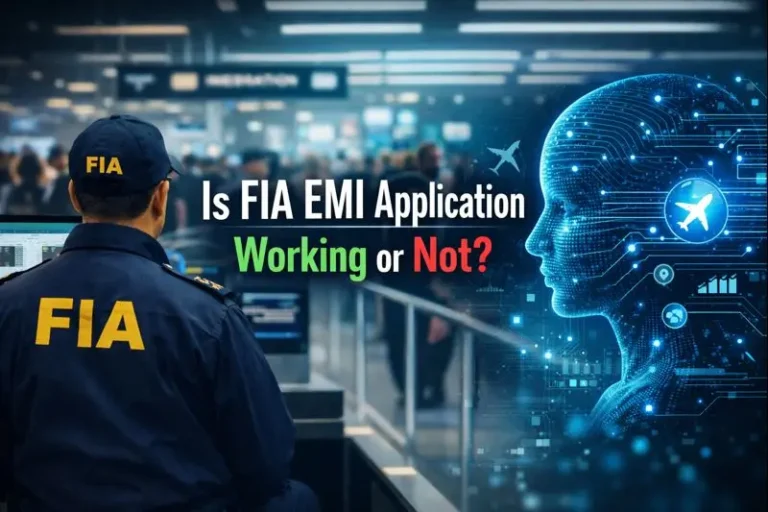 Is FIA EMI Application Working or Not – FIA Immigration Started via EMI AI Based Application 4 Is FIA EMI Application Working or Not