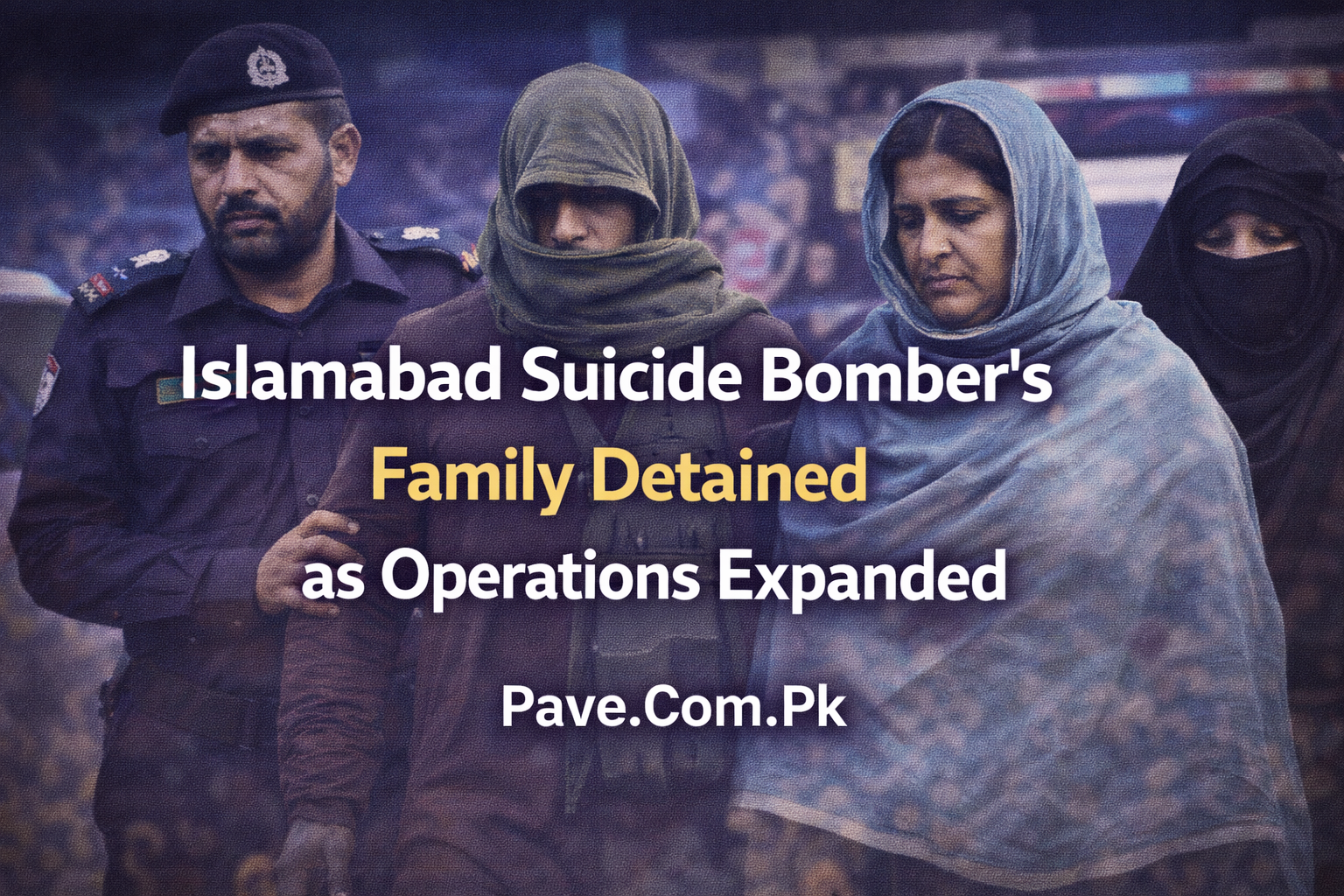 Islamabad Suicide Bombers Family Detained as Operations
