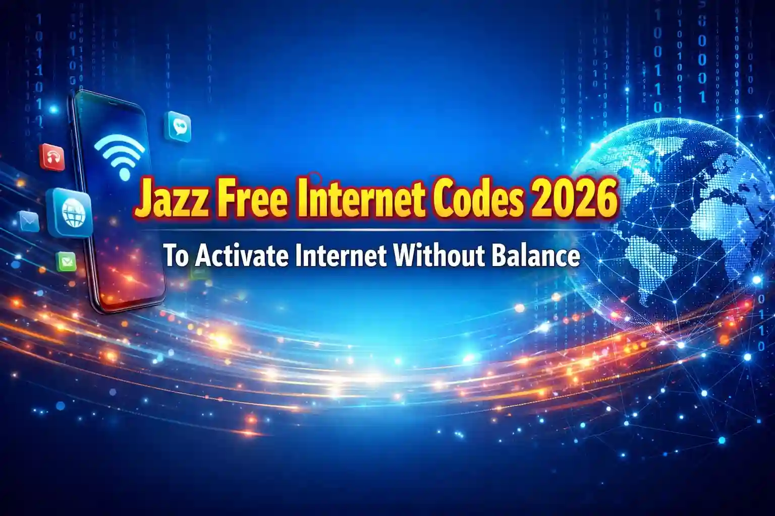 Jazz Free Internet Codes 2026 To Activate Internet Without Balance