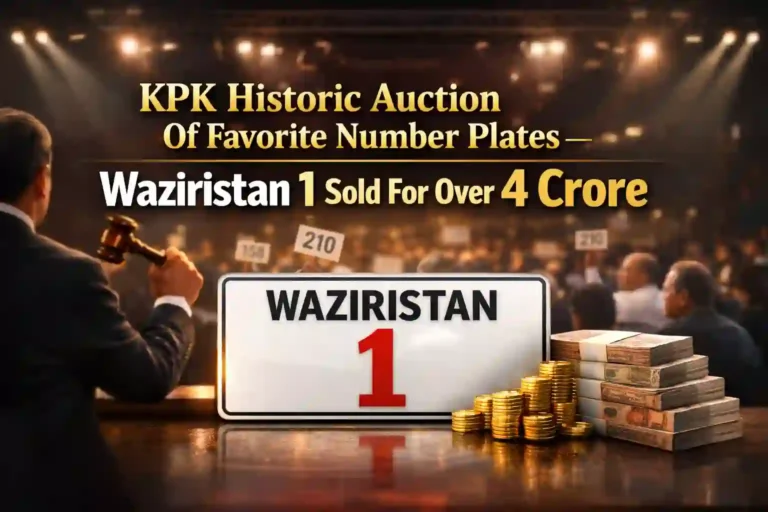 KPK Historic Auction Of Favorite Number Plates – Waziristan 1 Sold For Over 4 Crore 10 KPK Historic Auction Of Favorite Number Plates – Waziristan 1 Sold For Over 4 Crore