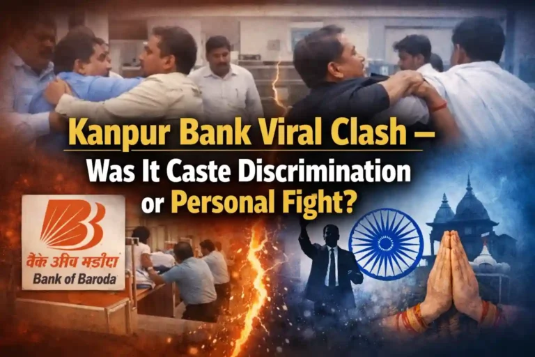 Kanpur Bank Viral Clash – Was It Caste Discrimination or Personal Fight