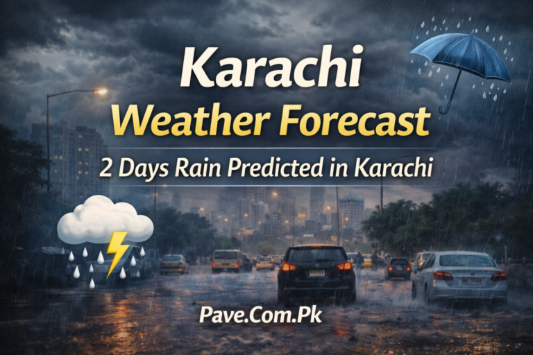 Karachi Weather Forecast | 2 Days Rain Predicted in Karachi