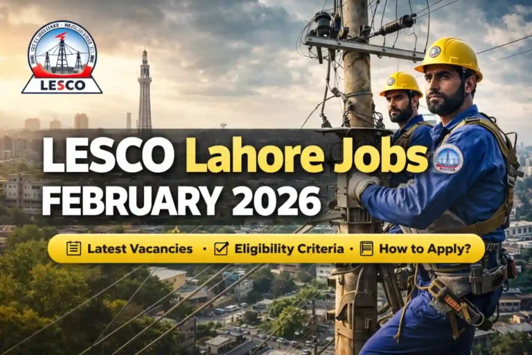 LESCO Lahore Jobs February 2026