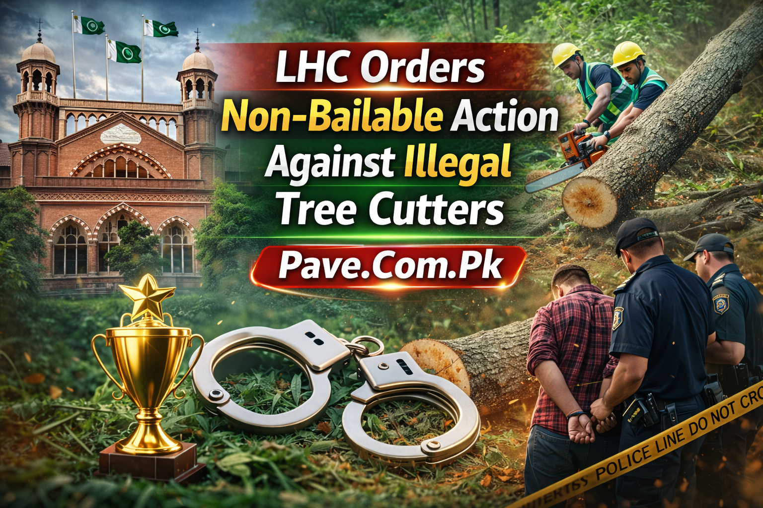 LHC Orders Non Bailable Action Against Illegal Tree Cutters