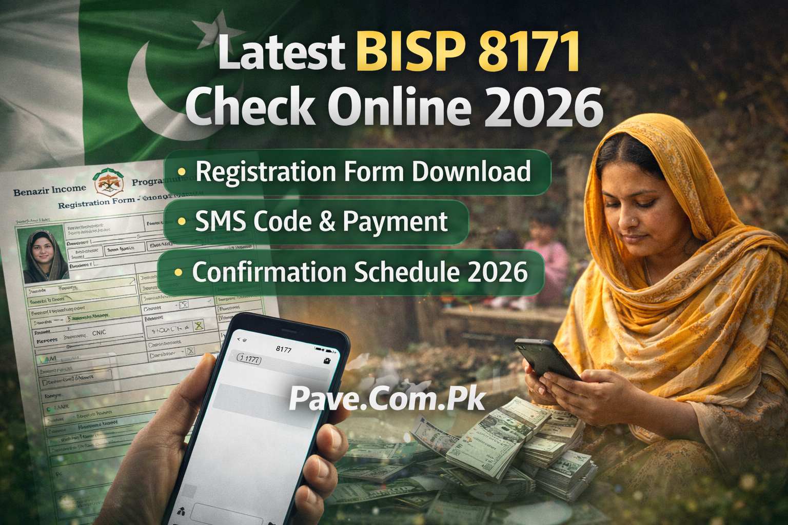 Latest BISP 8171 Check Online 2026 – BISP Registration Form Download, SMS Code & Payment Confirmation Schedule 2026 1 Latest BISP 8171 Check Online 2026 – BISP Registration Form Download SMS Code Payment Confirmation Schedule 2026
