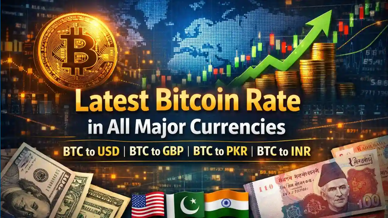 Latest Bitcoin Rate in All Major Currencies – BTC to USD | BTC to GBP | BTC to PKR | BTC to INR 1 Latest Bitcoin Rate in All Major Currencies – BTC to USD BTC to GBP BTC to PKR BTC to INR