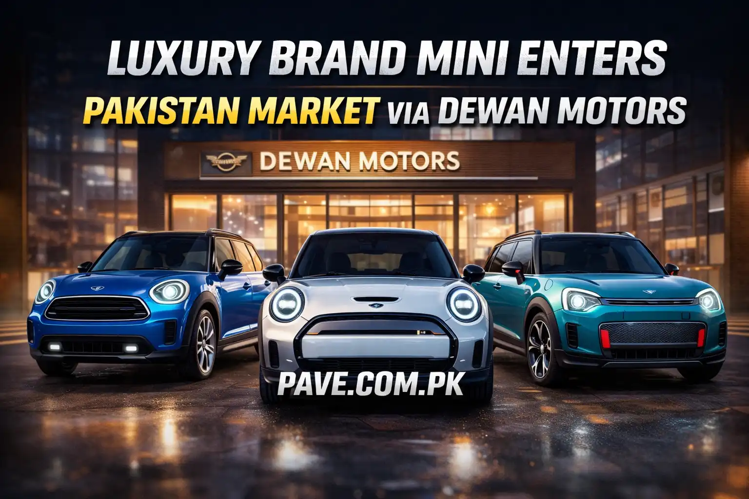 Luxury Brand MINI Enters Pakistan Market via Dewan Motors 1 Luxury Brand MINI Enters Pakistan Market via Dewan Motors
