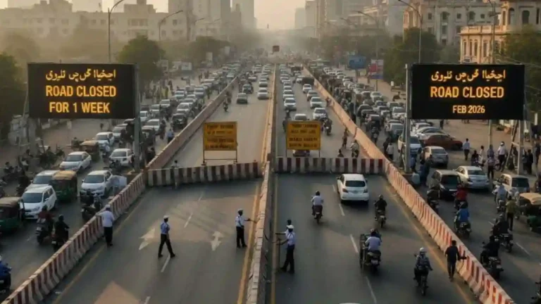 Major Road in Karachi Closed for One Week, Traffic Police Issue Advisory 2 Major Road in Karachi Closed for One Week, Traffic Police Issue Advisory