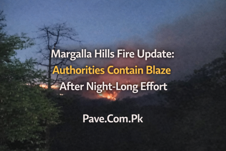Margalla Hills Fire Update: Authorities Contain Blaze After Night-Long Effort