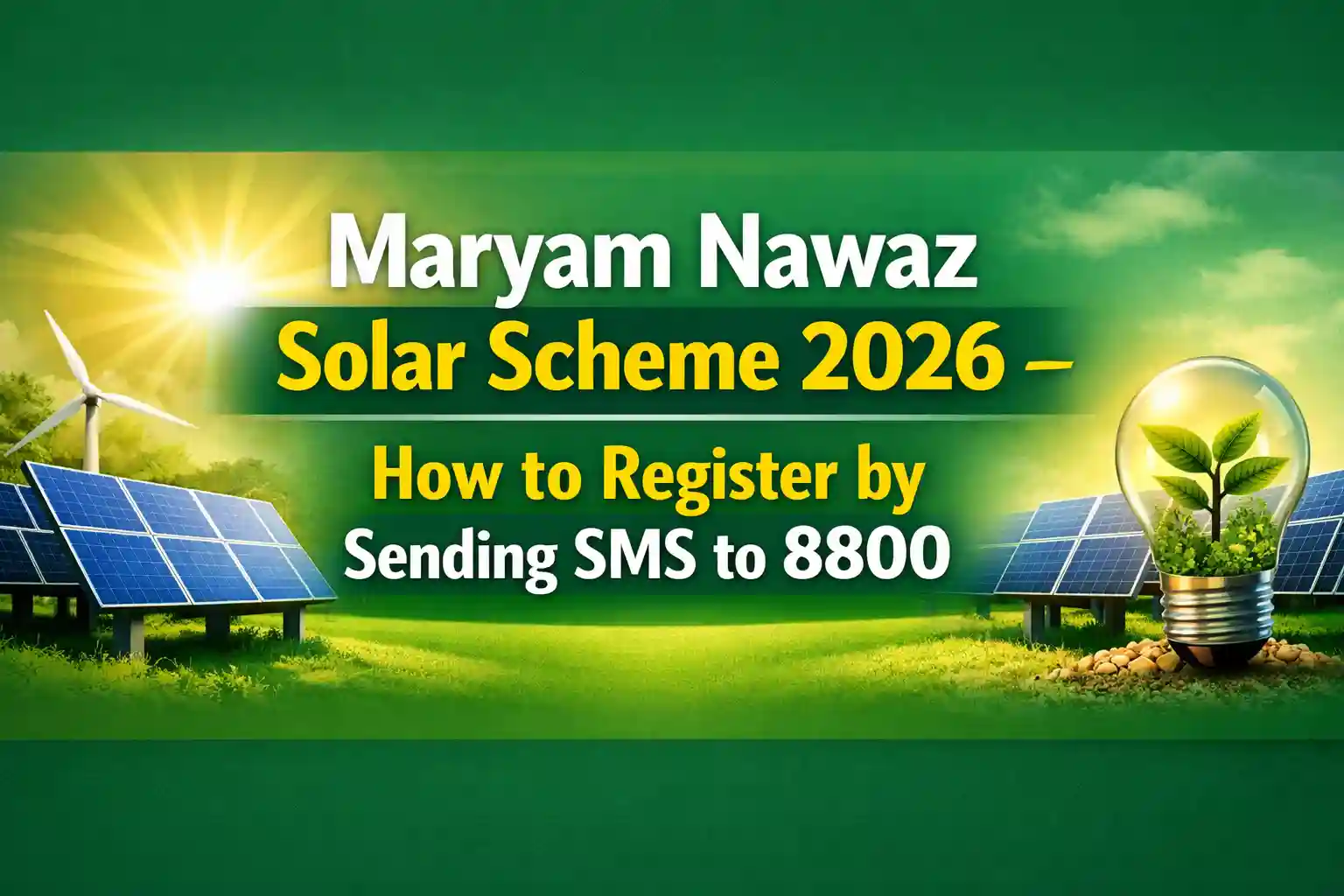 Maryam Nawaz Solar Scheme 2026