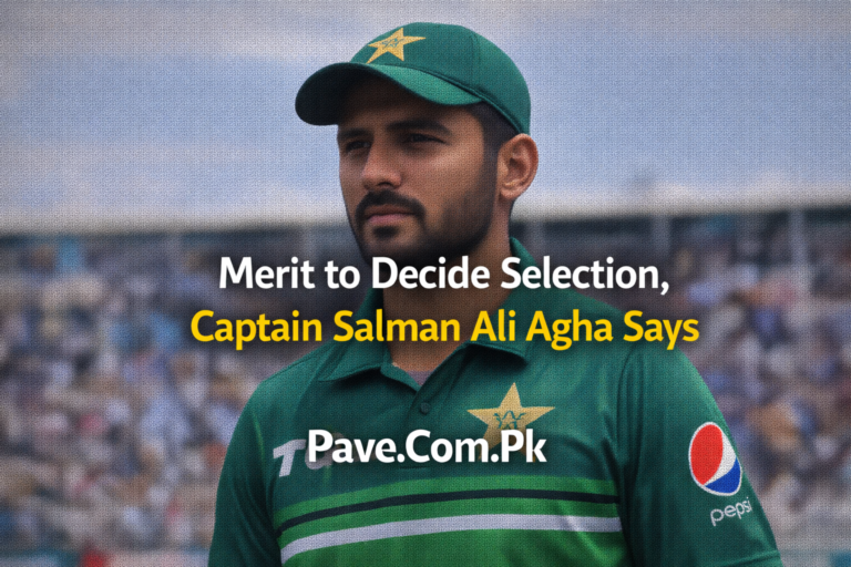 Merit to Decide Selection Captain Salman Ali Agha Says 4 Merit to Decide Selection Captain Salman Ali Agha Says