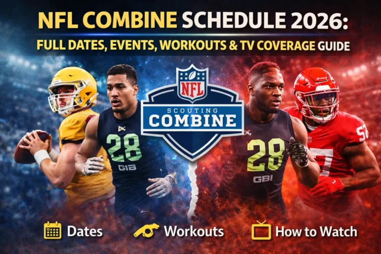 NFL Combine Schedule 2026 Full Dates, Events, Workouts & TV Coverage Guide