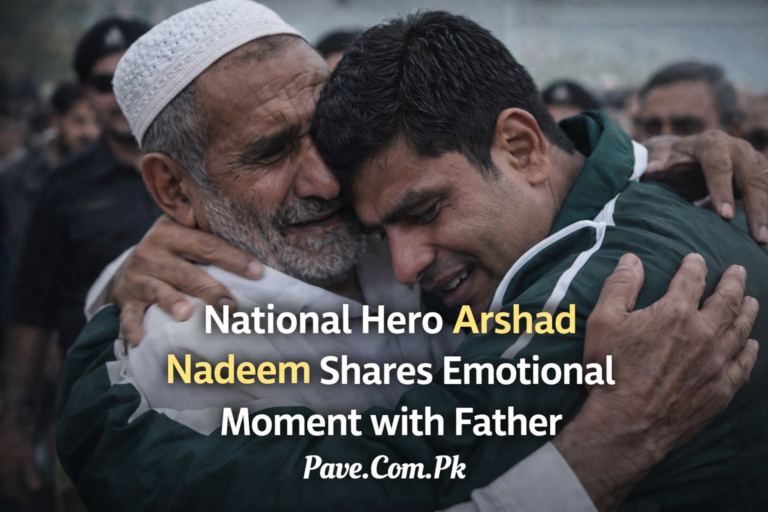 National Hero Arshad Nadeem Shares Emotional Moment with Father