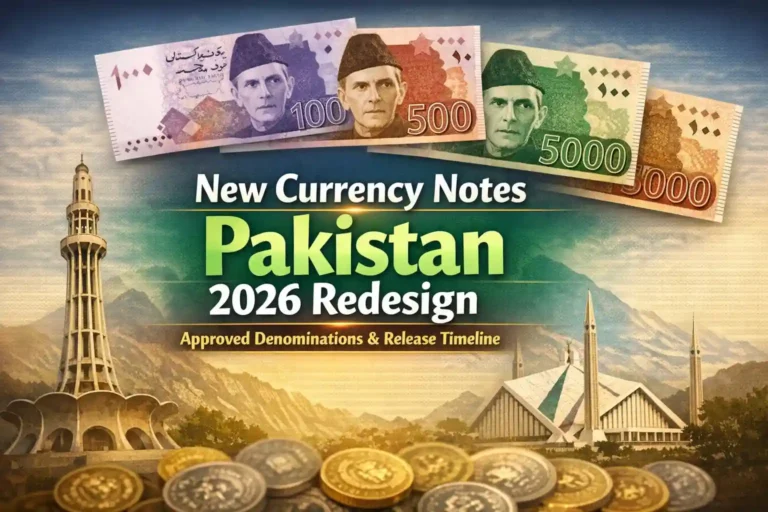 New Currency Notes Pakistan 2026 Redesign