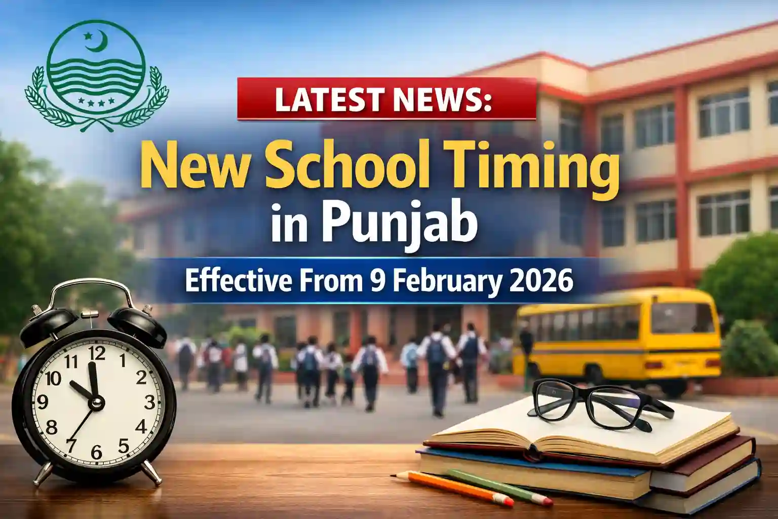 Latest News: New School Timing in Punjab Effective From 9 February 2026 1 New School Timing in Punjab Effective From 9 February 2026