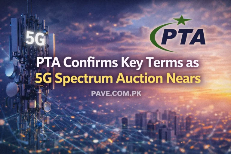 PTA Confirms Key Terms as 5G Spectrum Auction Nears