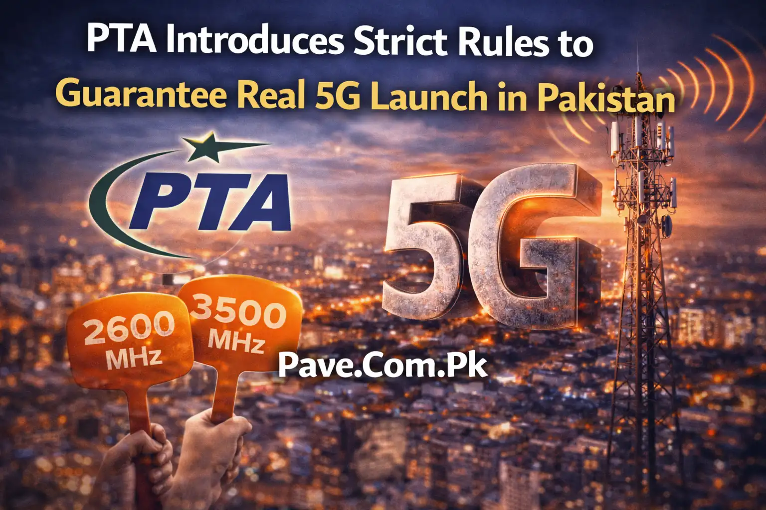 PTA Introduces Strict Rules to Guarantee Real 5G Launch in Pakistan