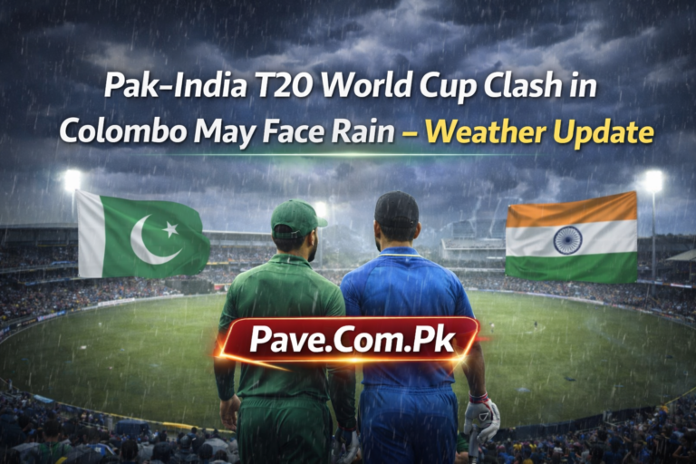 Pak-India T20 World Cup Clash in Colombo May Face Rain – Weather Update