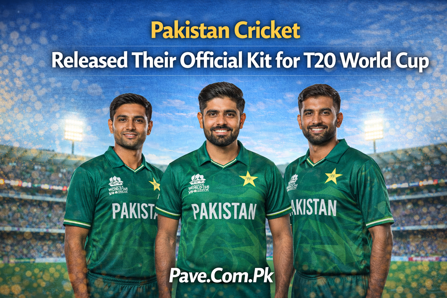 Pakistan Cricket Released Their Official Kit for T20 World Cup