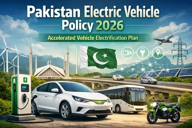 Pakistan Electric Vehicle Policy 2026 – Accelerated Vehicle Electrification Plan Explained