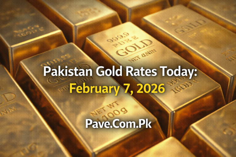 Pakistan Gold Rates Today: February 7, 2026