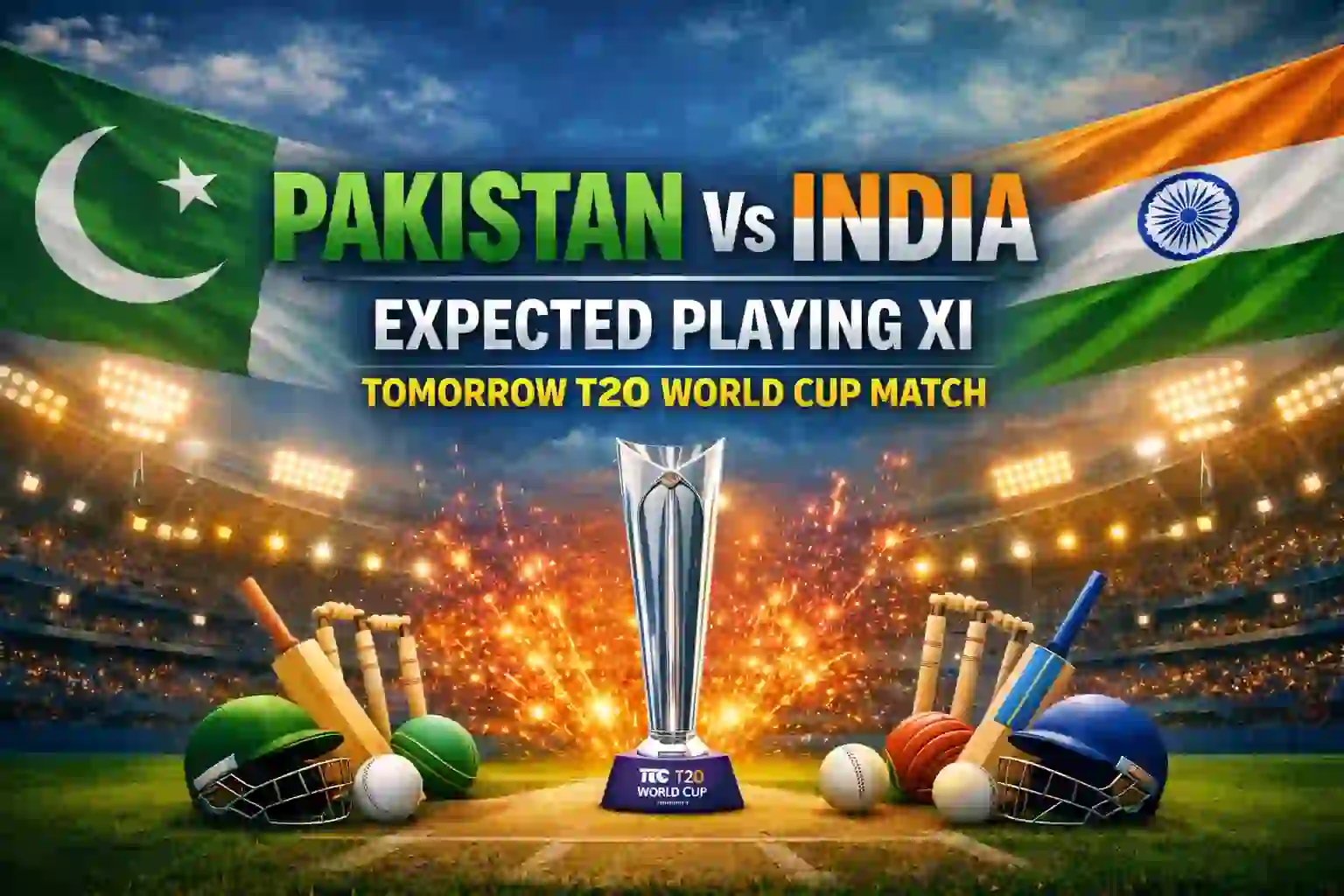 Pakistan Vs India Expected Playing XI – Tomorrow T20 World Cup Match