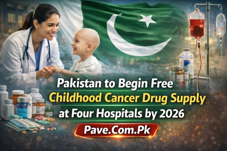 Pakistan to Begin Free Childhood Cancer Drug Supply at Four Hospitals by 2026