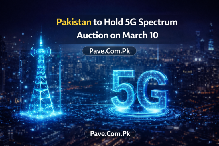 Pakistan to Hold 5G Spectrum Auction on March 10: Telecom Sector Braces for Major Upgrade