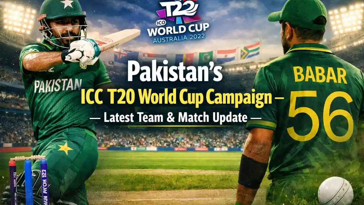 Pakistan’s ICC T20 World Cup Campaign – Latest Team & Match Update