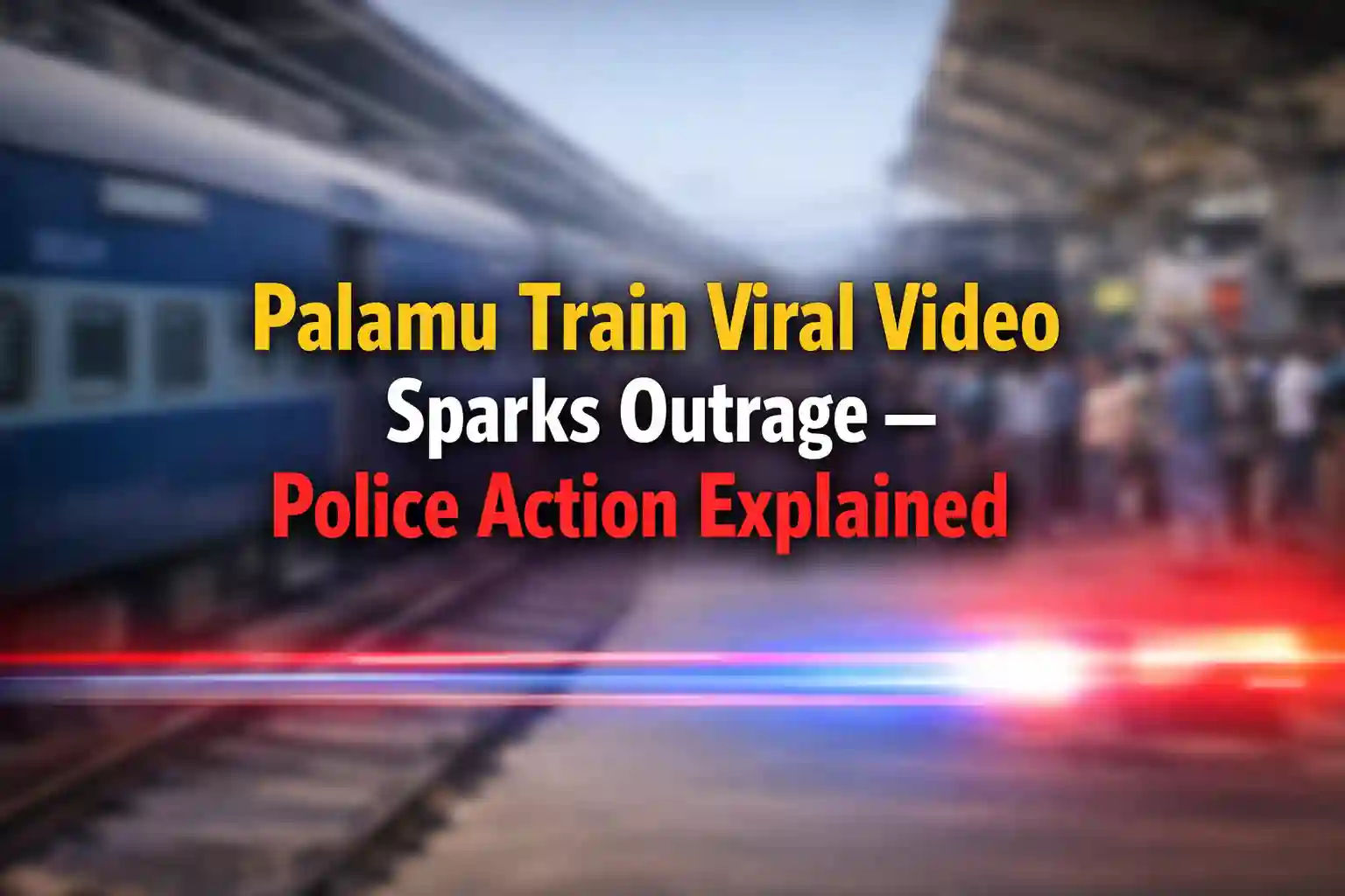 Palamu Train Viral Video Sparks Outrage – Police Action Explained