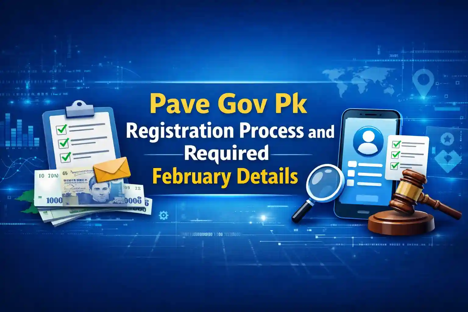 Pave Gov Pk Registration Process and Required February Details