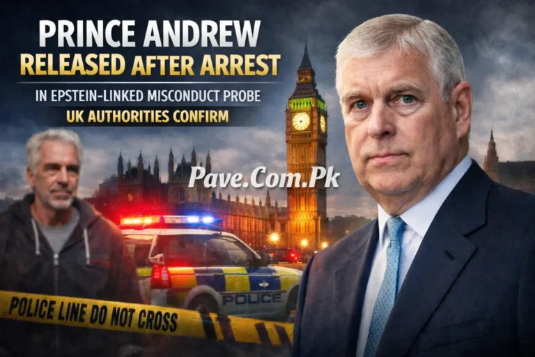 Prince Andrew Released After Arrest in Epstein-Linked Misconduct Probe, UK Authorities Confirm