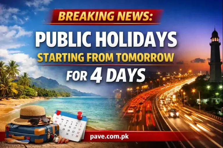 Public Holidays Starting From Tomorrow for 4 Days