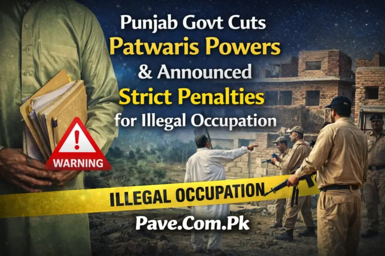 Punjab Govt Cuts Patwaris Powers & Announced Strict Penalties for Illegal Occupation