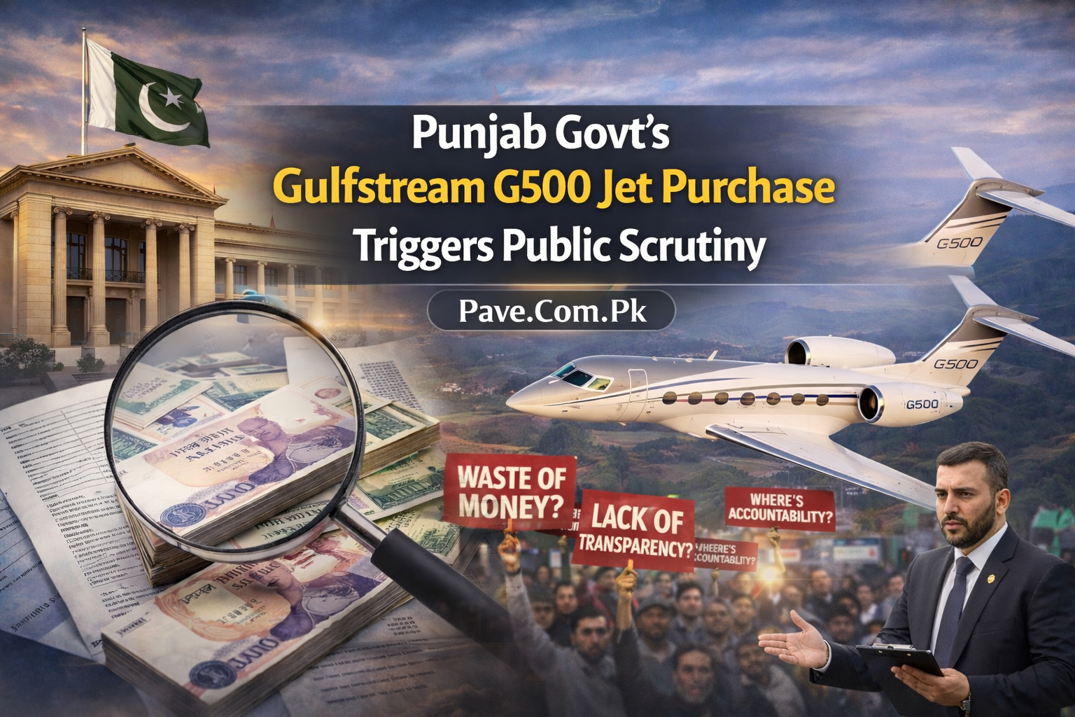 Punjab Govts Gulfstream G500 Jet Purchase Triggers Public Scrutiny