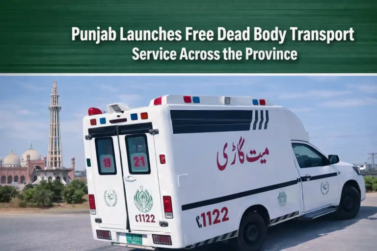 Punjab Launches Free Dead Body Transport Service Across the Province 6 Punjab Launches Free Dead Body Transport Service Across the Province